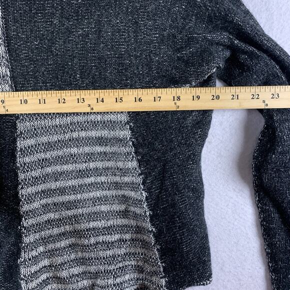 Womens Patchwork Open Knit Cardigan Sweater Sz S Fairy Grunge Boho‎ Wool Blend - Picture 5 of 12